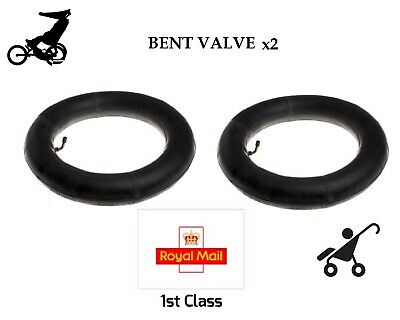 2 X Inner Tubes 12" Bent Valve Fits Phil And Teds Sport 1st Class Royal Mail